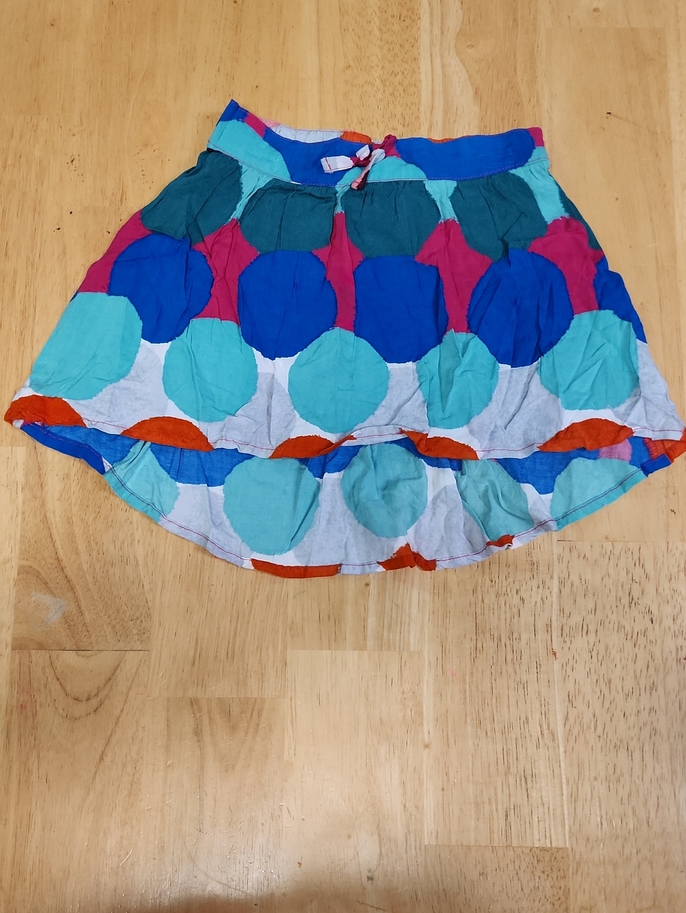 Crazy 8 Girls Colorful Abstract Polka Dot Skirt Size XS 4 - Picture 1 of 7